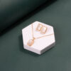 Elegant Off-White Mother of Pearl Pendant Set