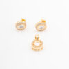 Elegant Off-White Mother of Pearl Pendant Set - Image 4