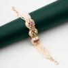 Timeless Ruby & Green Bracelet: A Touch of Elegance for Every Style