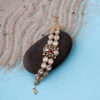Timeless Ruby & Off-White Bracelet: A Touch of Elegance for Every Style