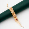 Timeless Ruby & Off-White Bracelet: A Touch of Elegance for Every Style