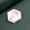 Elegant Mint Mother of Pearl Pendant Set